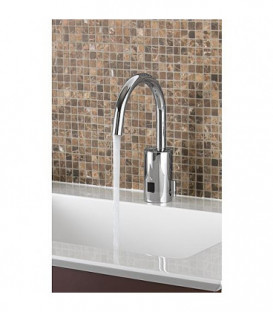 Mitigeur de lavabo Iqua loopino G10, mélangé, chromé, réseau sans vidage