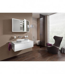 Distributeur de savon liquide emco trend, chromé réservoir en verre