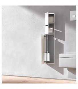 Module WC emco asis 2.0 encastre butee gauche, hauteur 811mm blanc