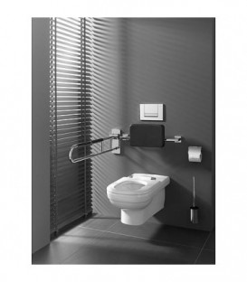 Maintien dorsale emco système 2 noir, avec fixation murale