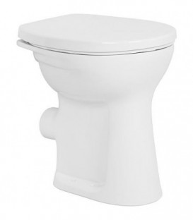 WC plat haut Vitalis Geberit, rehausse, blanc lxhxp: 355x460x460mm