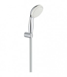 Garniture de douche Grohe Tempesta 100, chromé, 2 jets, fixation douchette, tuyau