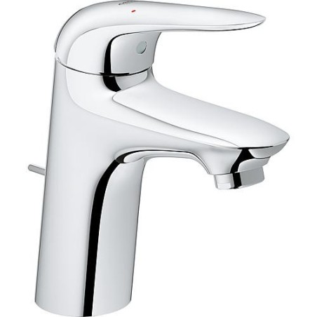 Mitigeur lavabo Grohe Eurostyle, chromé levier plein
