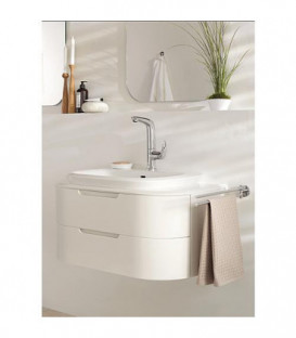 Mitigeur lavabo Grohe Eurostyle, chromé, levier évidé modele haut