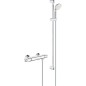 thermostat douche Grohe Grohtherm 1000 avec kit douchette Tempesta II, 900mm, chromé