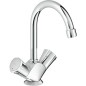 Robinet de lavabo monotrou Costa DN 15, Bec orientable chrome