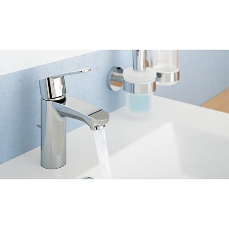 Mitigeur de lavabo Eurostyle C EcoJoy garniture d´écoulement à tirette,chromé