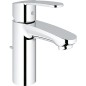 Mitigeur de lavabo, cartouche garniture d´écoulement à tirette chromé