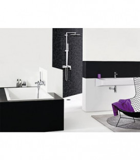 Colonne de douche murale, serie Eurocube, tête de douche 152x152xmm, Serie EUROCUBE