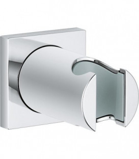 Rainshower Support de douche mural non reglable avec rosace carre chrome