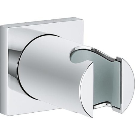 Rainshower Support de douche mural non reglable avec rosace carre chrome