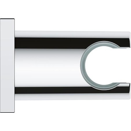 Rainshower Support de douche mural non reglable avec rosace carre chrome