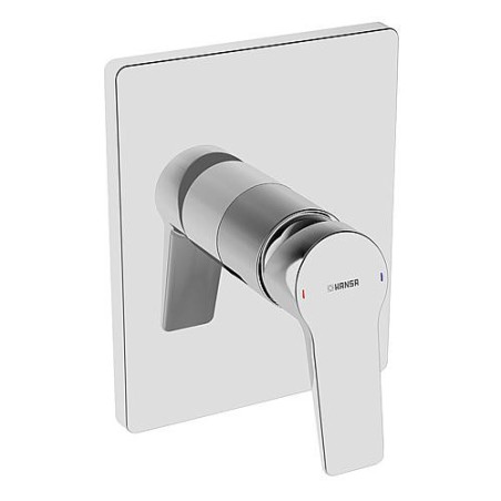 Mitigeur de douche encastre Hansa Hansatwist chrome, convient pour Bluebox