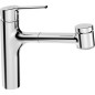 Mitigeur d'evier Hansaronda chrome, avec bec extractible