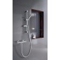 Kit de renovation Hansaunita Barre de douche 900 mm, douchette + thermostat, chrome