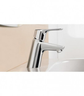 Mitigeur lavabo Focus sans garniture d'écoulement DN 15 Chromé