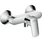 Mitigeur de douche sur crepi Hansgrohe Logis chromé