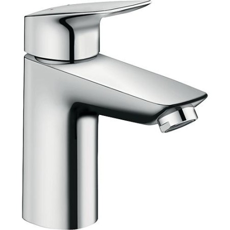 Mitigeur Hanshrohe Logis 100 Eco C3,garniture d ecoulement saillie 108 mm , chromé