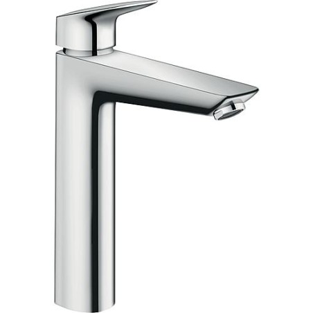 Mitigeur lavabo Hansgrohe 190 Logis chromé avec garniture d'écoulement
