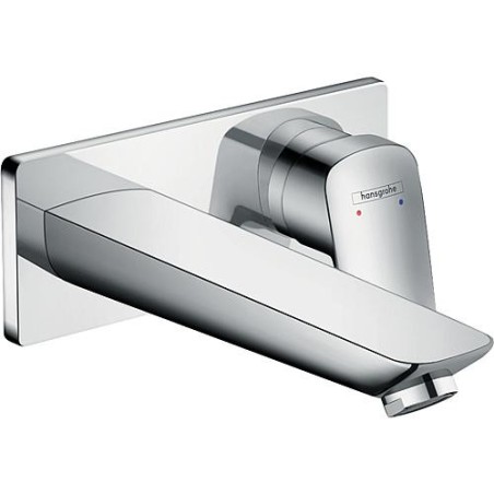 Mitigeur mural lavabo Hansgrohe Logis, chromé, saillie 195mm