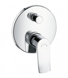 Mitigeur bain/douche encastré set finition Metris, combi.sécurité integree selon EN1717, chrome