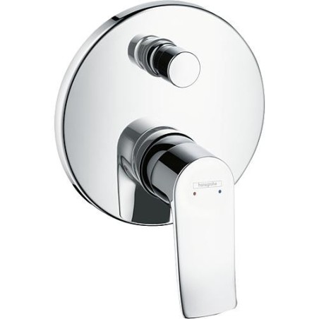 Mitigeur bain/douche encastré set finition Metris, combi.sécurité integree selon EN1717, chrome