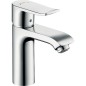 Mitigeur lavabo Metris avec eau froide en position centrale ComforZone 110 + ecoulement 5/4"