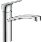 Mitigeur d'evier Hansgrohe 160 Logis, Bec orientable, chromé