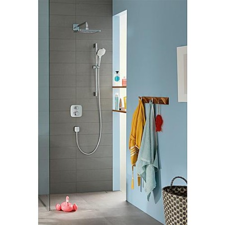 Douche manuelle Hansgrohe Croma - Select E Vario blanc/chrome