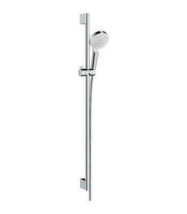 Set de douchette Hansgrohe Crometta Vario/Unica, blanc/chromé, 900mm