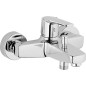 Mitigeur bain/douche Heinrichschulte, Alpha 300, chromé, anti-retour