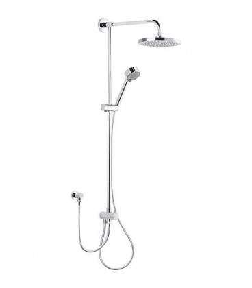 Colonne de douche Heinrichschulte Alpha 300, chrome, avec inverseur hauteur total 1005mm