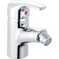 Melangeur Bidet Serie Ascona avec garniture d ecoulement , Saillie 115 mm, chrome