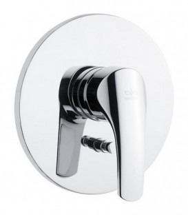 Mitigeur de baignoire Serie Ascona a encastrer sans boite d encastrement Chrome