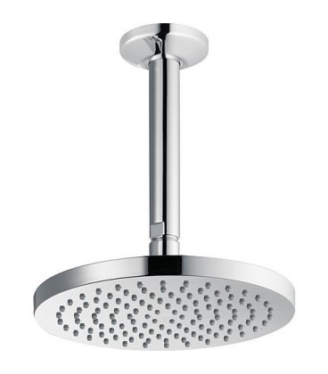 Pomme de douche Heinrichschulte diam. 200 mm, raccord plafond, chrome