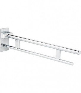 Hewi poignée de maintien Duo systeme 900, longueur 850mm, chromé, pliable