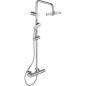 Colonne de douche Ideal Standard Idealrain, CERATHERM 100, chromé avec douchette EVO