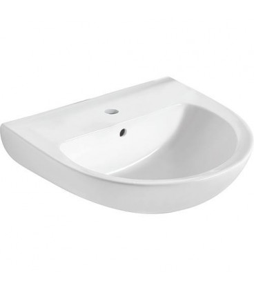 Lavabo Eurovit rond lxPxH :  550x445x215 mm 1 trou