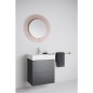 Vasque Laufen Kartell 500x460mm, blanc, avec trop-plein 1 trou robinet centré
