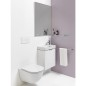 Lave-main Laufen Pro S 480x280mm, blanc, avec trop-plein 1 trou robinet a droite