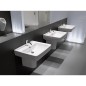Vasque Laufen PRO A blanc, avec trop-plein, encastrable lxhxp: 600x170x480mm
