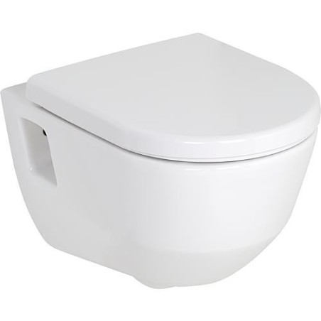 WC suspendu Laufen PRO blanc sans bord de rincage, avec niche fixation, lxhxp: 360x340x530mm