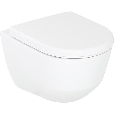 WC suspendu Laufen PRO blanc, sanc bord de rincage lxhxp: 360x340x530mm