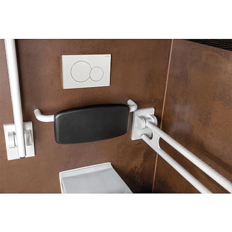 Dossier col.blanc 600x165x208 mm noyau acier protégé de corrosion rembourrage noir