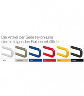 Barre de redressement en nylon couleur : Blanc 19 Mesure : 300 mm / fixation incluse