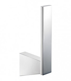 Porte-rouleau de réserve SAM Cuna métal chromé - haut 149 mm montage fixation cachée