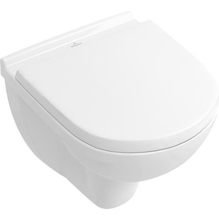 Pack WC Villeroy Boch O. NOVO WC suspendu compact+ Abbattant Softclose Blanc
