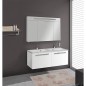 Kit de meubles de bains EBLI serie MAB, blanc mat