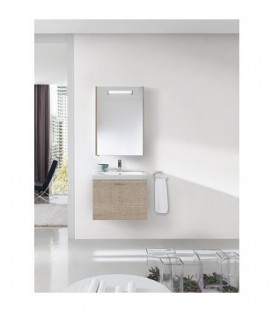 Meuble de salle de bain EKRY Serie MBK Tranche ecru