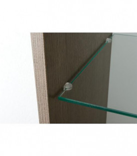Colonne MBK 2 portes Tranche écru, butée à gauche 350x1625x370mm